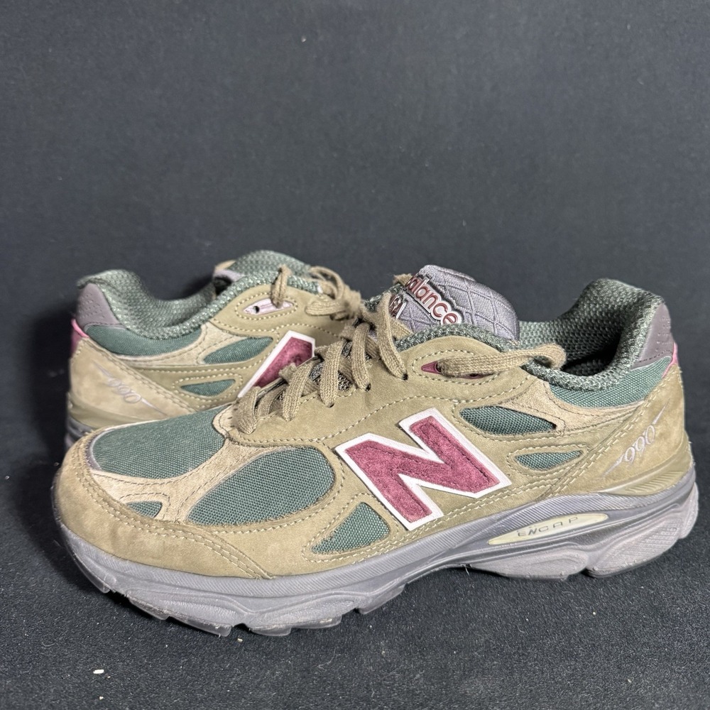Size 7.5 - Teddy Santis x New Balance 990v3‎ Made in USA Green Purple
